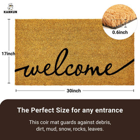 KANKUN door mat suitable for outdoor and indoor use at entry