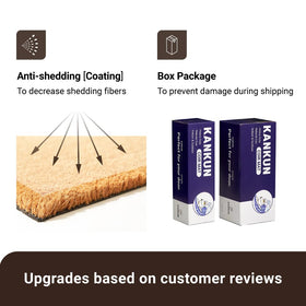 KANKUN coir bristles effectively scrape dirt at the doorstep