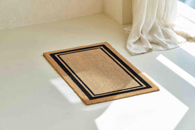 KANKUN coco coir mat offers low-maintenance cleaning and quick dirt removal.
