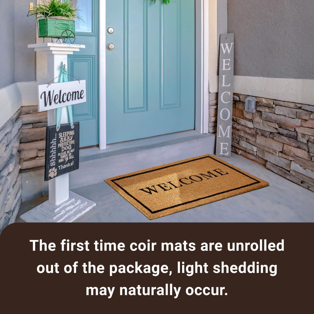 KANKUN Door Mat-Covered-Areas-Multi-Use complements porches, garages, and mudrooms