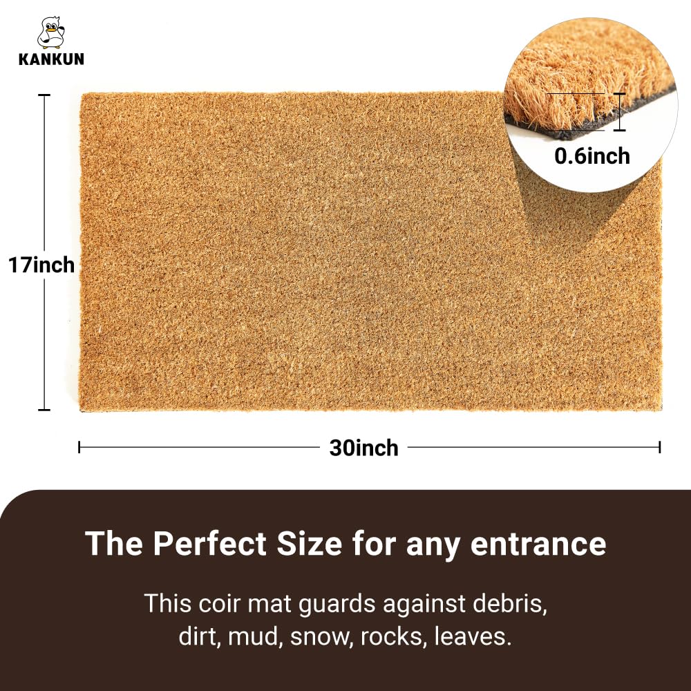 KANKUN door mat designed for outdoor and indoor use at any entrance