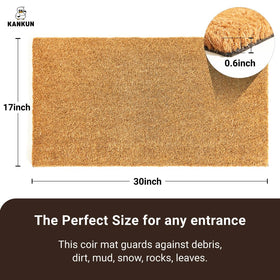 KANKUN door mat designed for outdoor and indoor use at any entrance