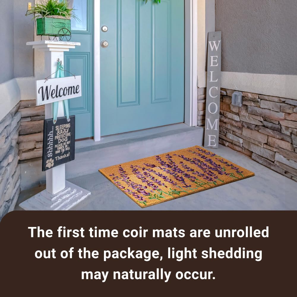 KANKUN natural fibers resist wear while keeping entrances clean.