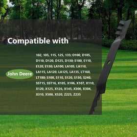 KANXAJJY 42-inch deck cut path on compatible John Deere mowers