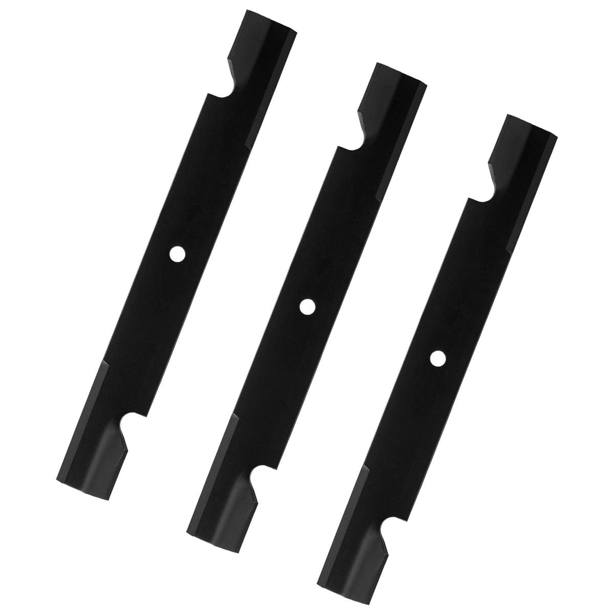 KANXAJJY 60-inch high-lift blades close-up showing lift for clean cuts