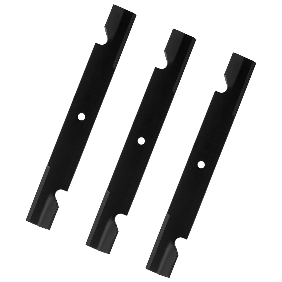 KANXAJJY 60-inch high-lift blades close-up showing lift for clean cuts