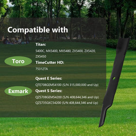 KANXAJJY blades centre-hole 5/8in spec ensures proper fit during installation.