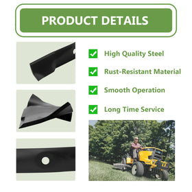 KANXAJJY M143520 blade dimensions specs provide clear 54-inch deck compatibility