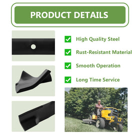 KANXAJJY powder coated steel blades resist rust for longer outdoor use.