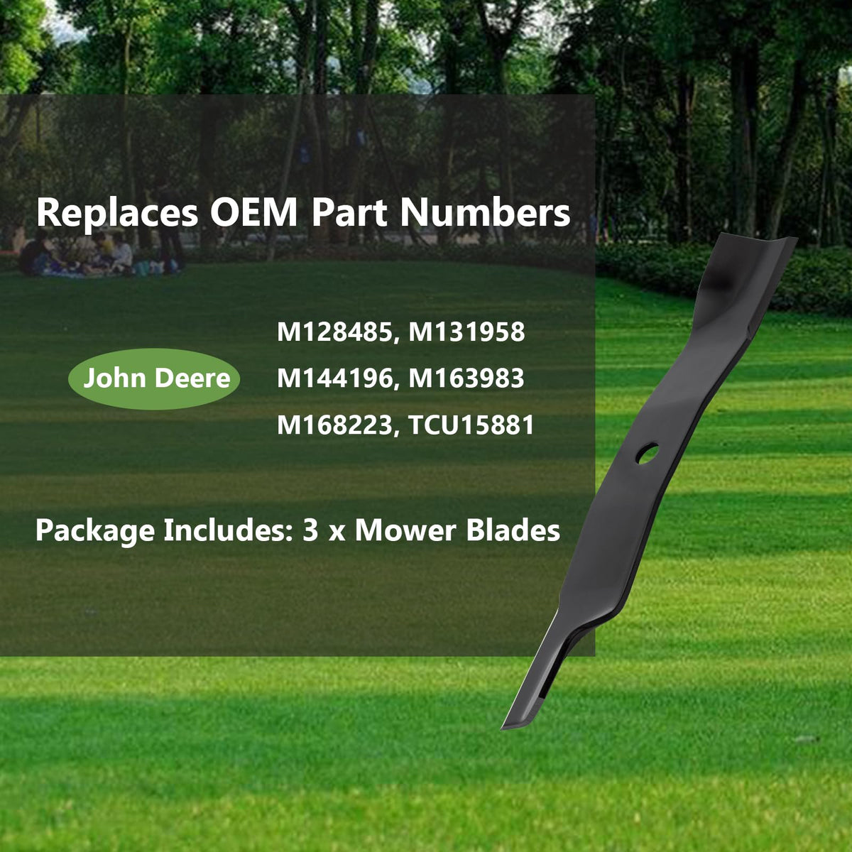 KANXAJJY sharp cutting edge ensures even clippings and a cleaner lawn finish.