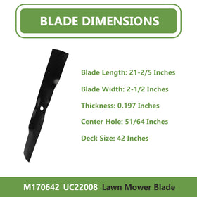 KANXAJJY UC22008 compatibility with John Deere X330-X370 riding models.