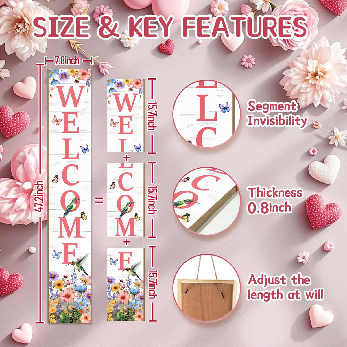 KAPLIPE welcome sign as a thoughtful gift idea for housewarmings and celebrations.