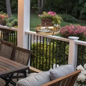 kapwall all-in-one bird station blends with outdoor decor