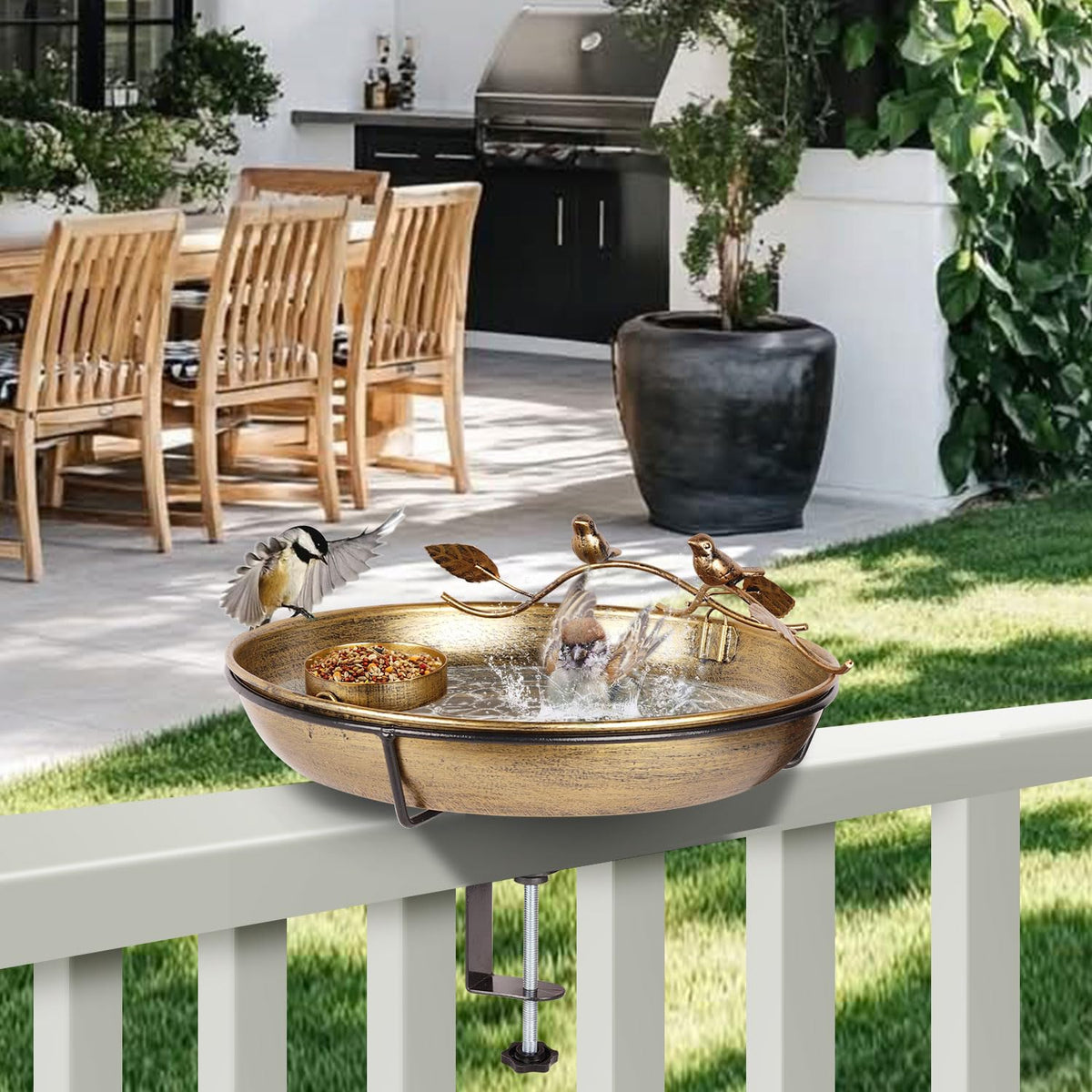 kapwall deck-height design helps deter predators and improves viewing