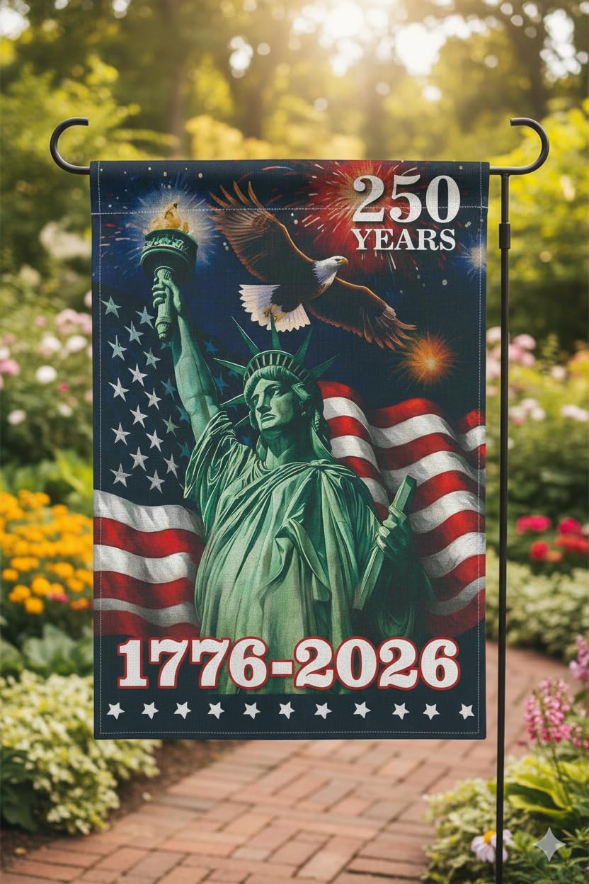 KARAVA USA 250th anniversary flag detailed design close-up