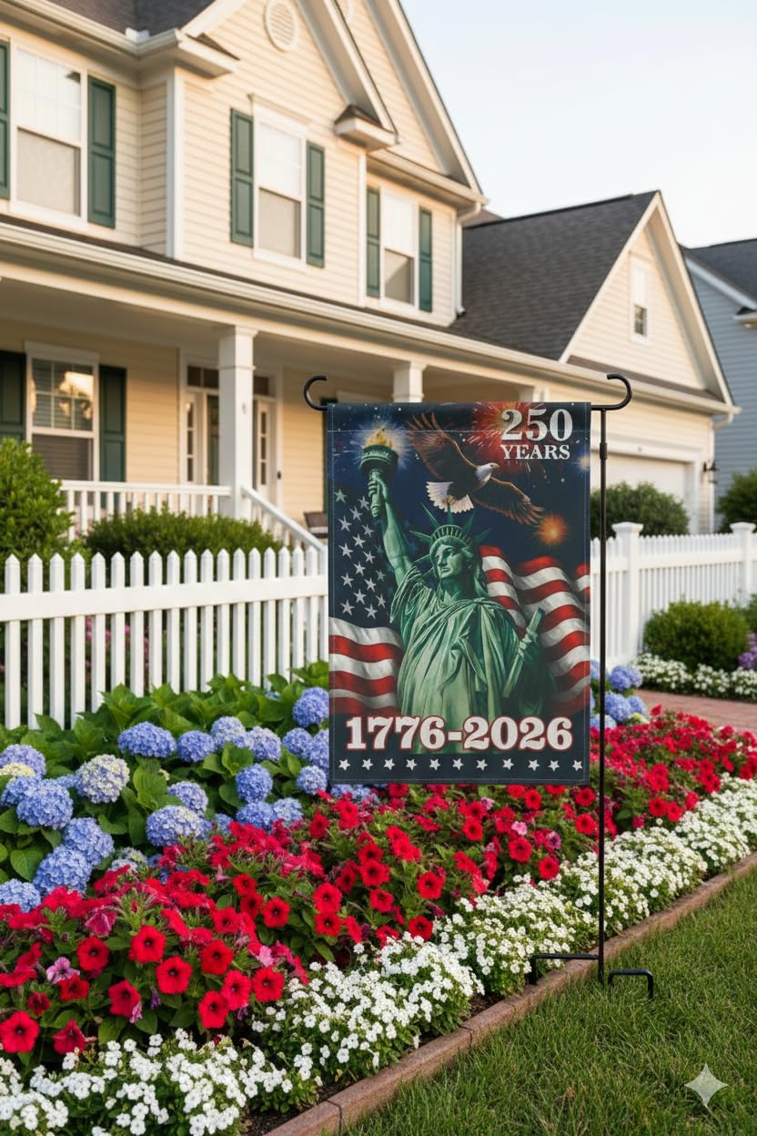 KARAVA USA 250th anniversary flag double-sided printing visibility