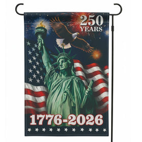 KARAVA USA 250th anniversary flag front view for outdoor garden display