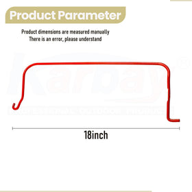 Karbay bail operator installation step demonstrates quick setup for compatible mowers.
