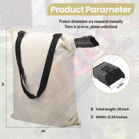 Karbay debris bag for Toro 108-8994, side view highlighting tight fit