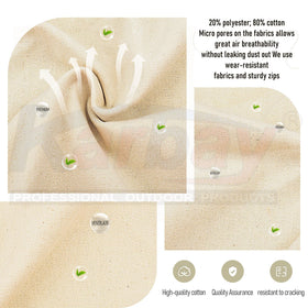 Karbay blower vac bag with dust control for cleaner results