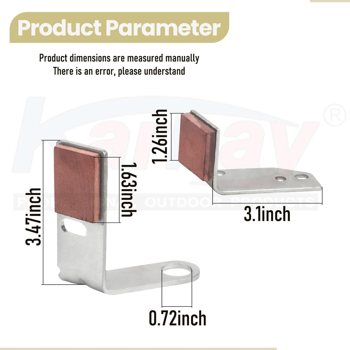 Karbay right brake arm 199478 for Craftsman Poulan—reliable fit.