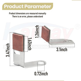 Karbay right brake arm 199478 for Craftsman Poulan—reliable fit.