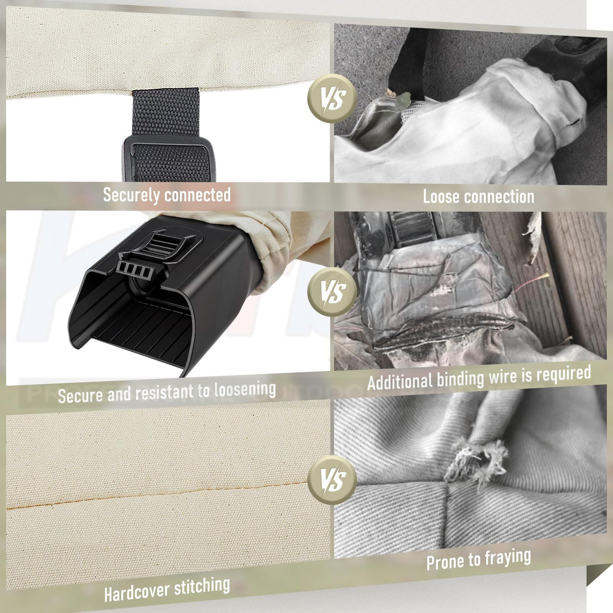 Bottom zipper access on Karbay bag for easy emptying
