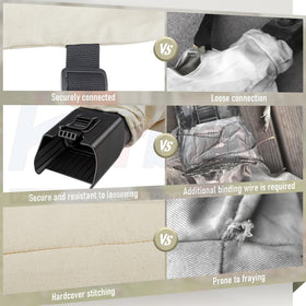 Bottom zipper access on Karbay bag for easy emptying