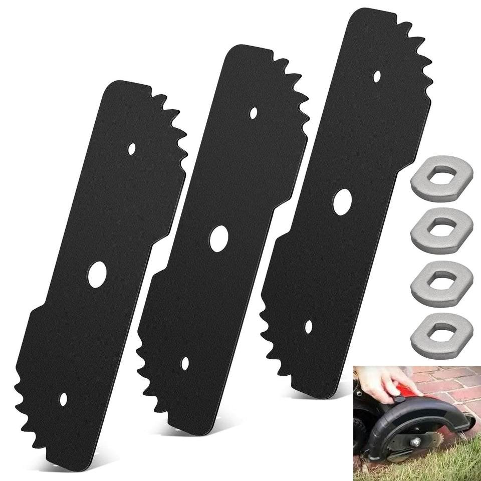 Karbay Edge Hog blade close-up in hardened steel for durable edging cuts.