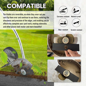 Karbay replacement blades for standard 8-inch edgers and dimensions.