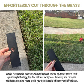 Karbay edger blades deliver consistent edging results.