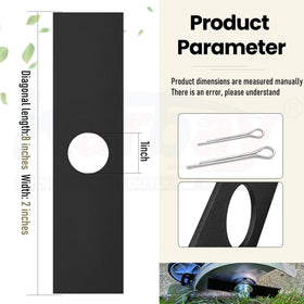 Karbay edger blades compatible with Ryobi and Echo for reliable edging.