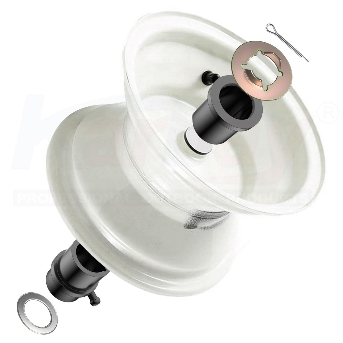 Karbay flange bearing bushing supports durable wheel rotation under load