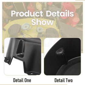 Karbay shield kit left shield gy21084 integrates smoothly with John Deere 42in decks.
