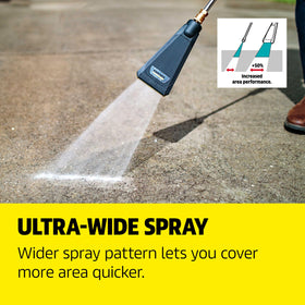 Kärcher eco!Booster car-finish-safe cleaning keeps automotive surfaces protected.
