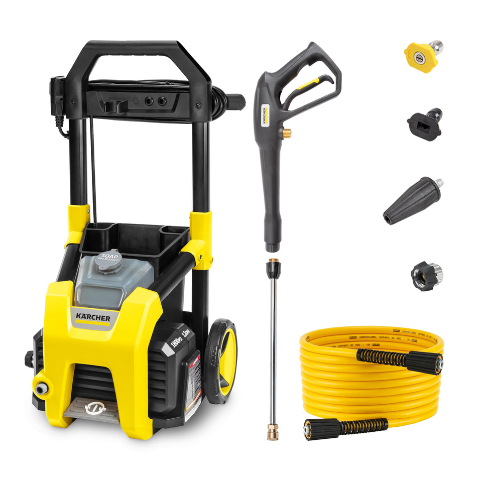 Kärcher K1800PS front view for portable home cleaning