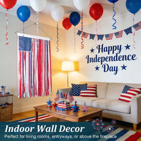 Karjiaja versatile flag banner blends rustic charm with modern decor.