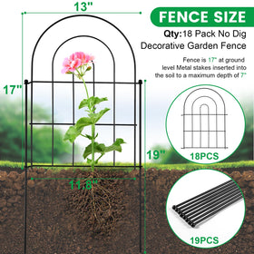 Karlliu rustproof metal fence provides durable lawn borders that resist weather.