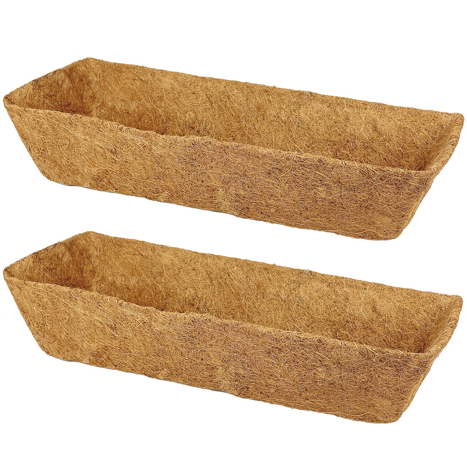 Karlliu 24-inch trough coconut liner for window box boosts airflow and moisture.