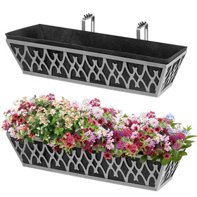 Karlliu adjustable brackets window box for balcony greenery