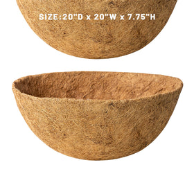 Karlliu two-pack coconut liner for versatile planter projects.