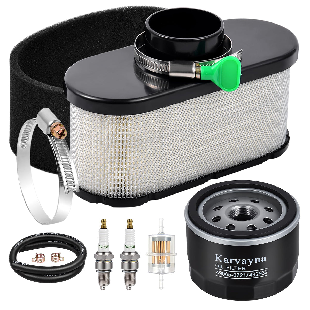 Karvayna FR691V air filter for Kawasaki engines, delivers clean air and steady airflow.