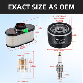 Karvayna tune-up kit packaging shows included components clearly.