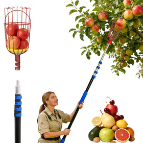 Karveden 26ft reach pole extended for tall fruit trees