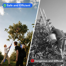 Karveden ergonomic grip helps steady fruit grabbing at height