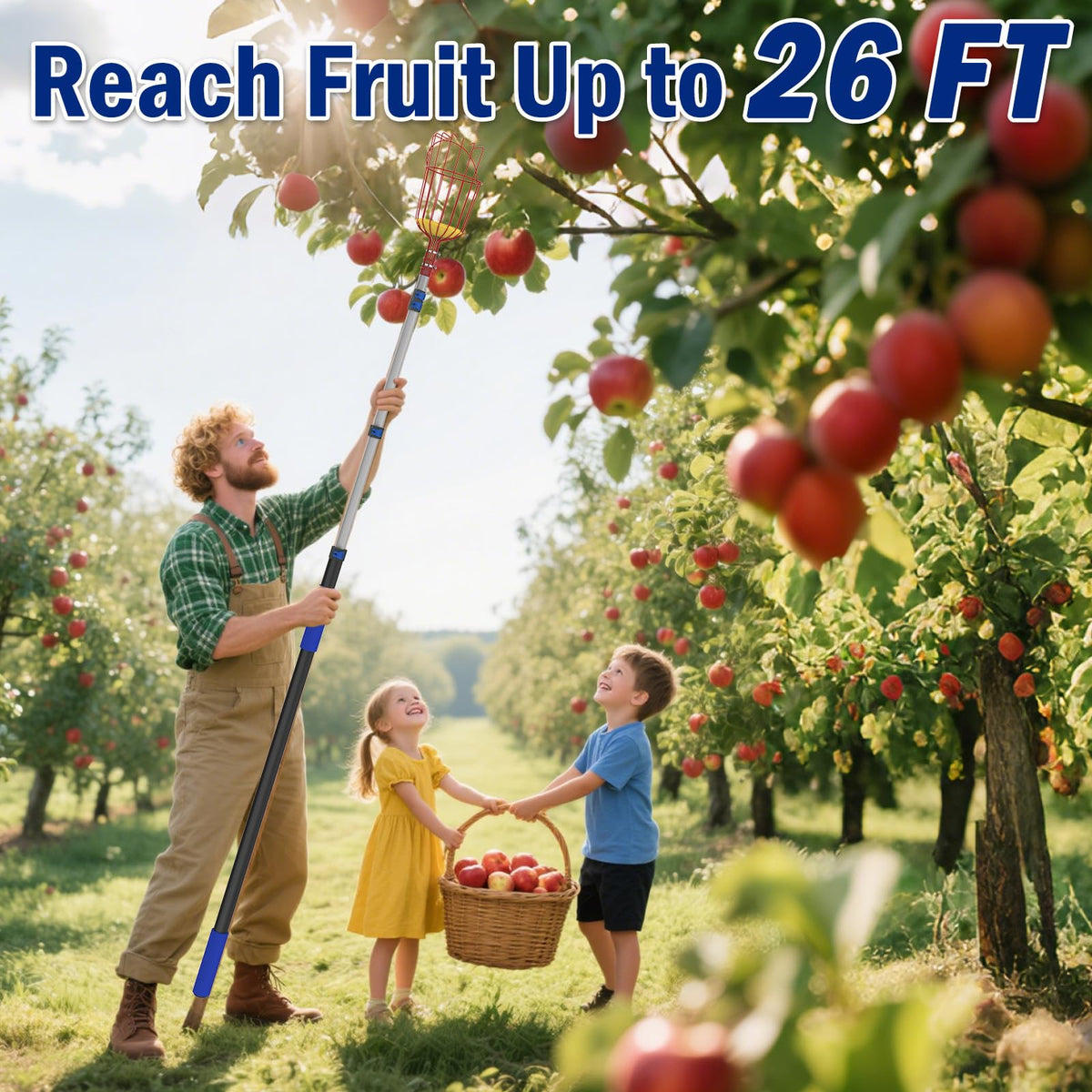 Karveden foam-padded basket protects fruit during picking