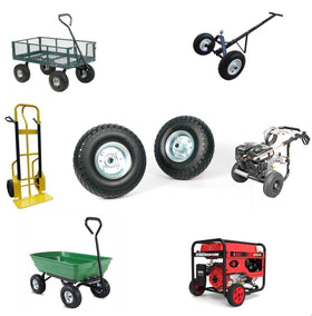 KASTFORCE KF4003 solid rubber wheels for garden carts