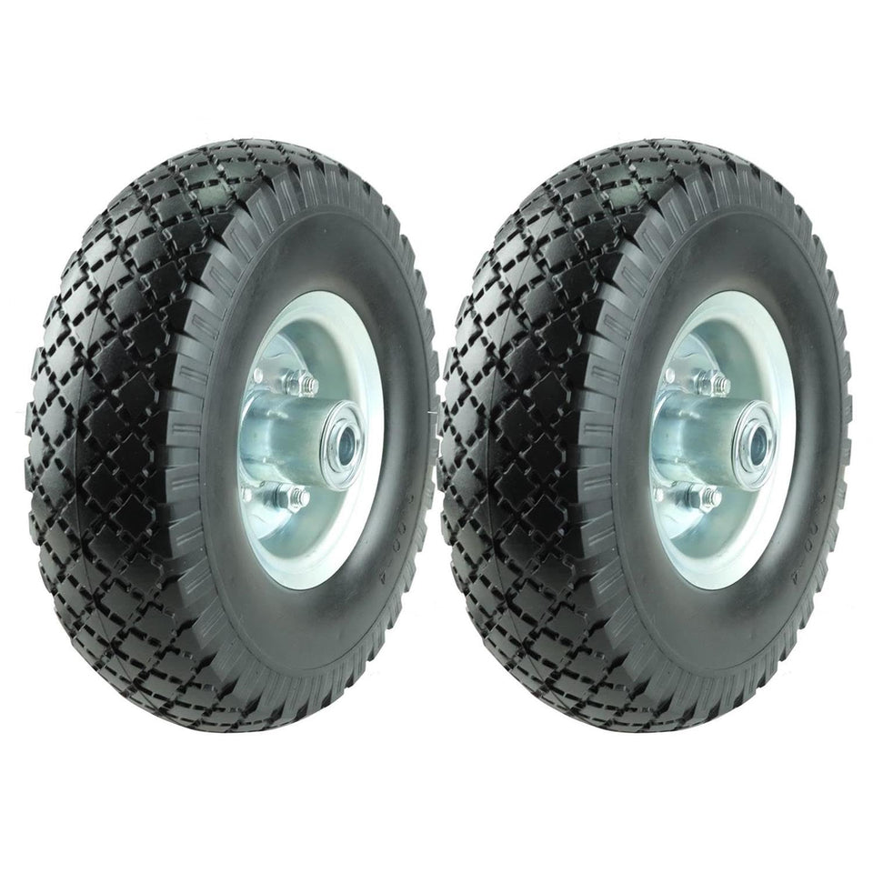 KASTFORCE KF4003 twin-pack 10-inch tires with flat-free design for carts