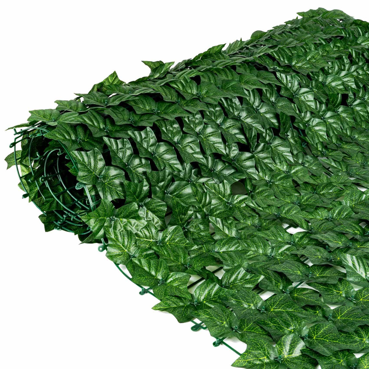 KASZOO artificial ivy privacy fence panel 09 provides a natural-looking backdrop for photos