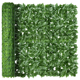 KASZOO artificial ivy privacy fence panel setup for balcony privacy